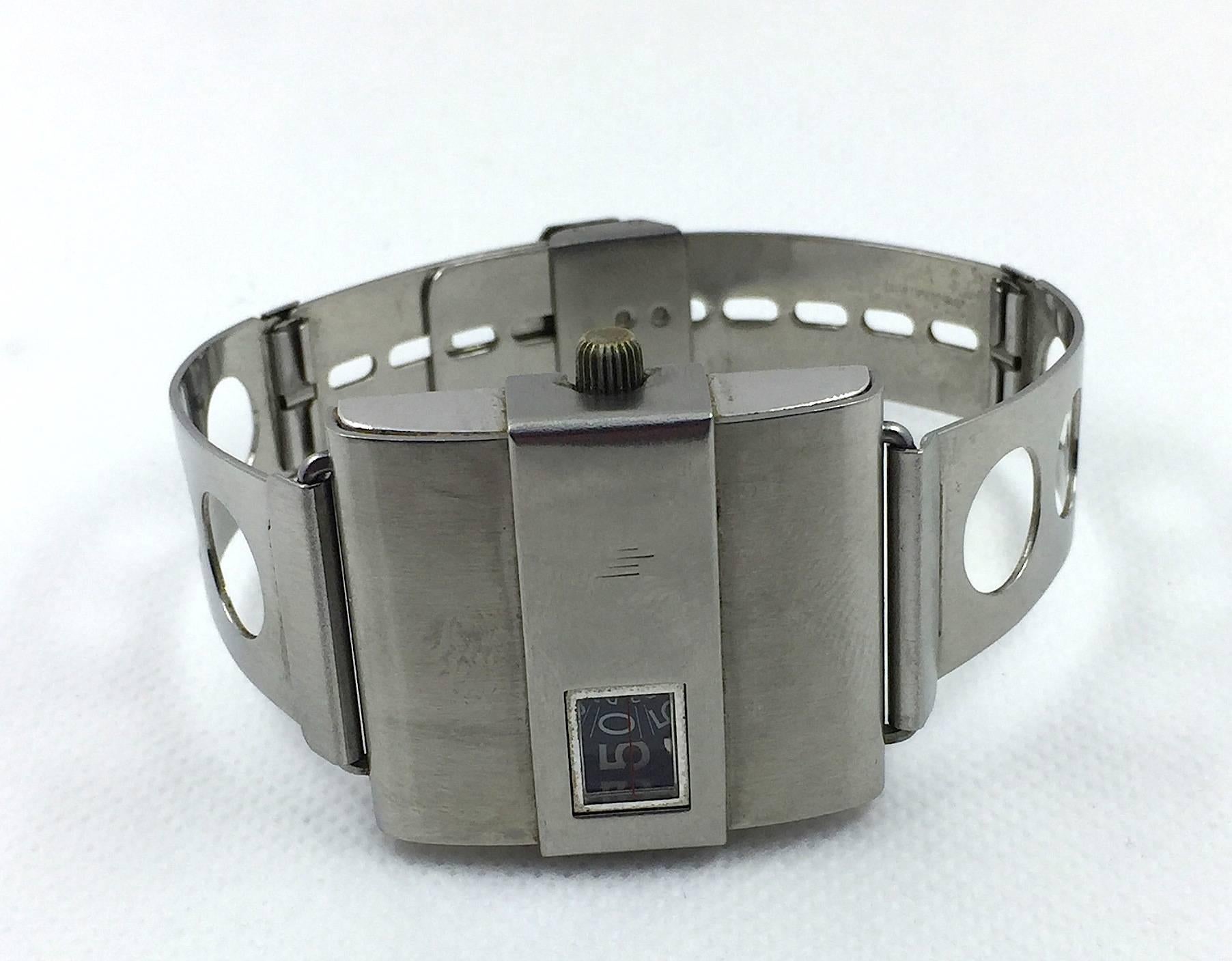 LIP Stainless Steel Manual Wind Wristwatch For Sale 2