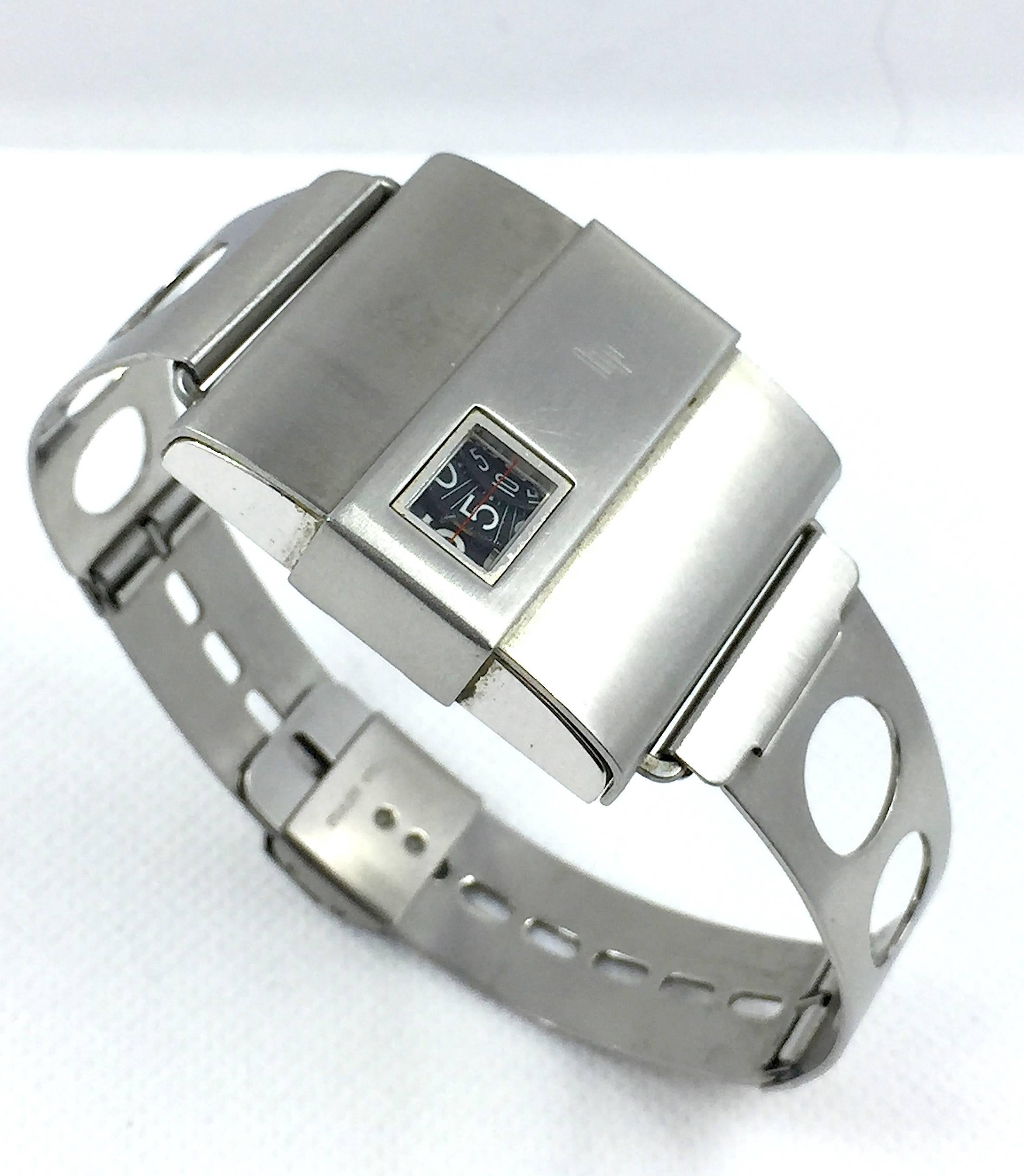 LIP Stainless Steel Manual Wind Wristwatch For Sale 3