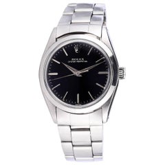 Rolex Ladies Stainless Steel Oyster Perpetual Vintage Wristwatch, 1960s