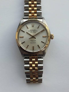 Rolex for Tiffany & Co. Yellow Gold Stainless Steel Air-King Watch, 1980s