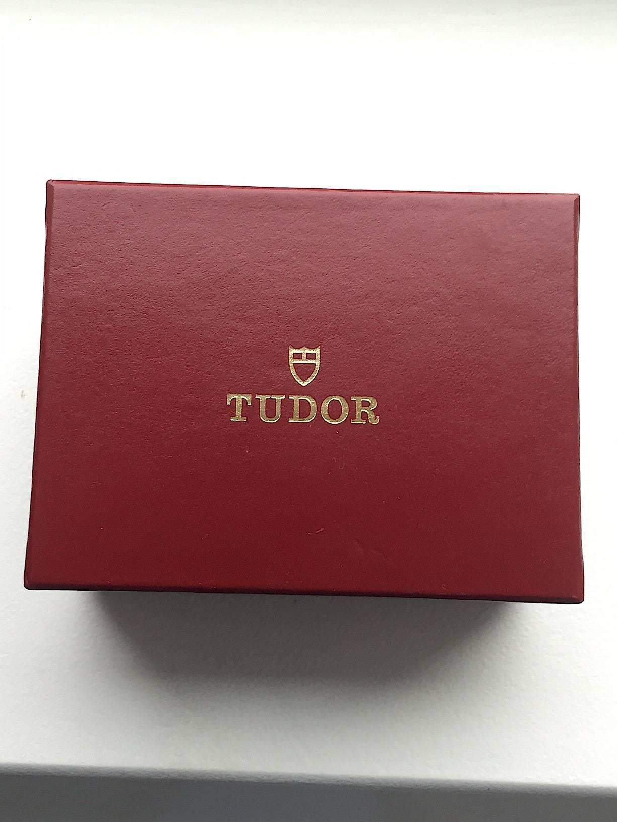 Tudor Prince Oyster Oysterdate Automatic Wristwatch with Box and Papers In Excellent Condition For Sale In New York, NY
