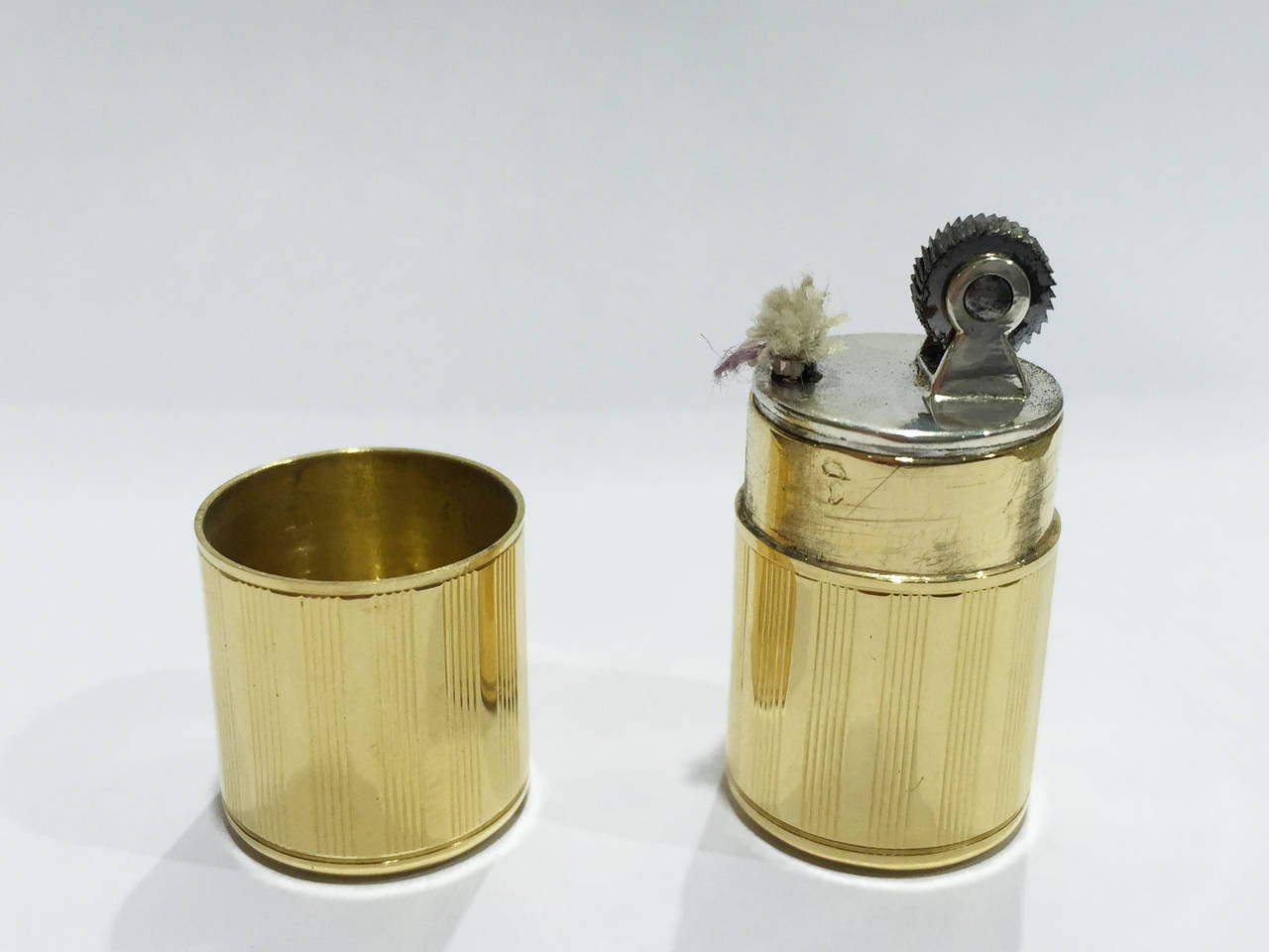 cartier gold lighter vintage