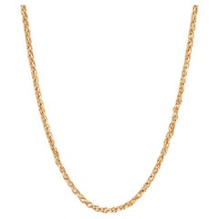 Vintage Cartier 18 K yellow Gold chain necklace from 1991