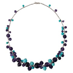 Cartier, ‘Délices de Goa' turquoises and amethysts necklace