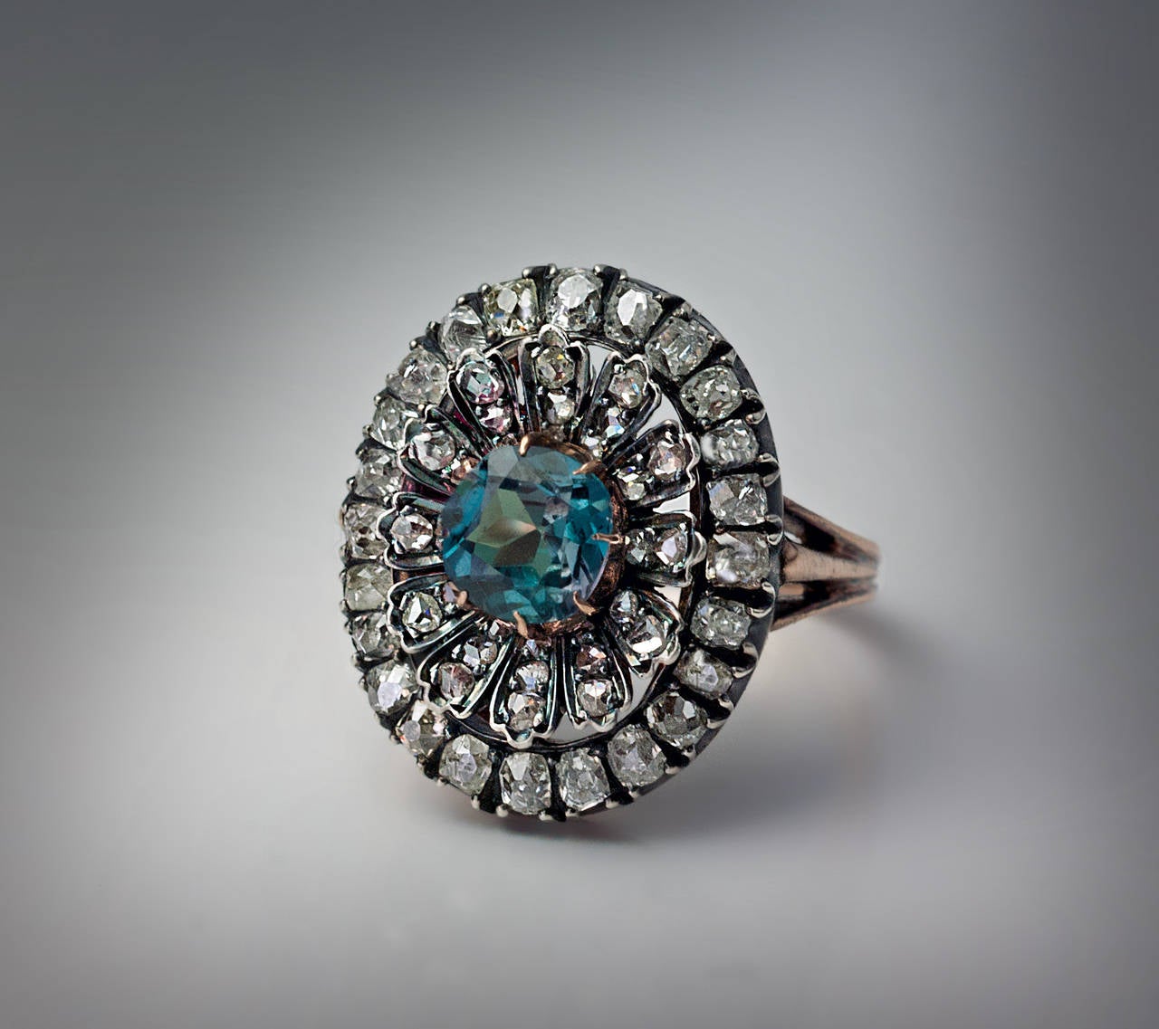 antique alexandrite ring