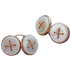 Antique Russian Double Cufflinks