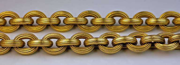 Antike russische Goldkette Halskette im Zustand „Hervorragend“ in Chicago, IL