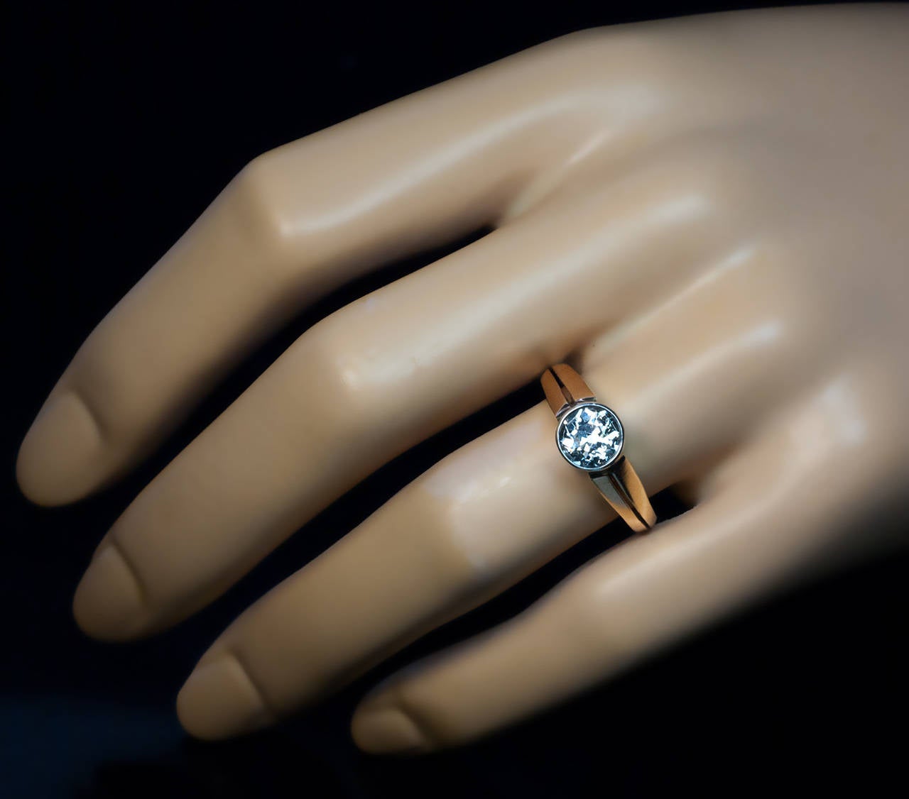 1 carat diamond ring mens