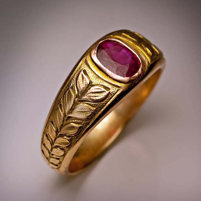 Antique Ruby Men's Ring at 1stDibs mens ruby rings, mens ruby rings