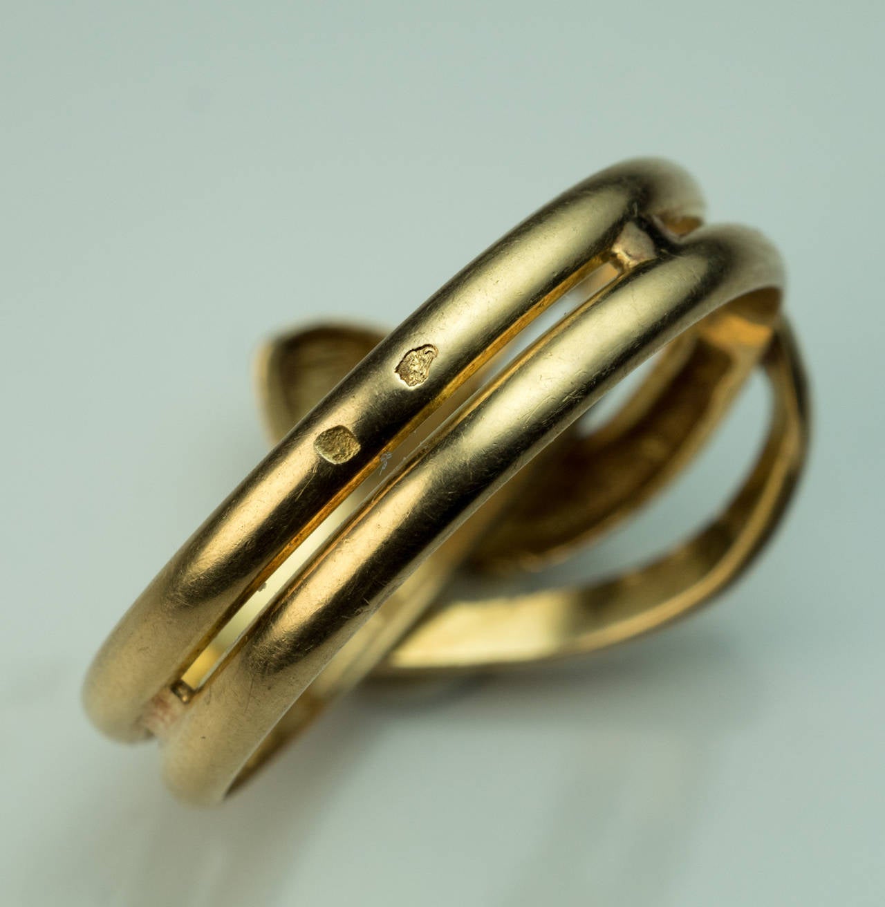 vintage gold snake ring