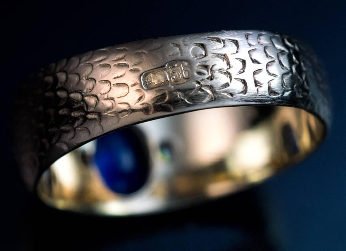 mens sapphire rings