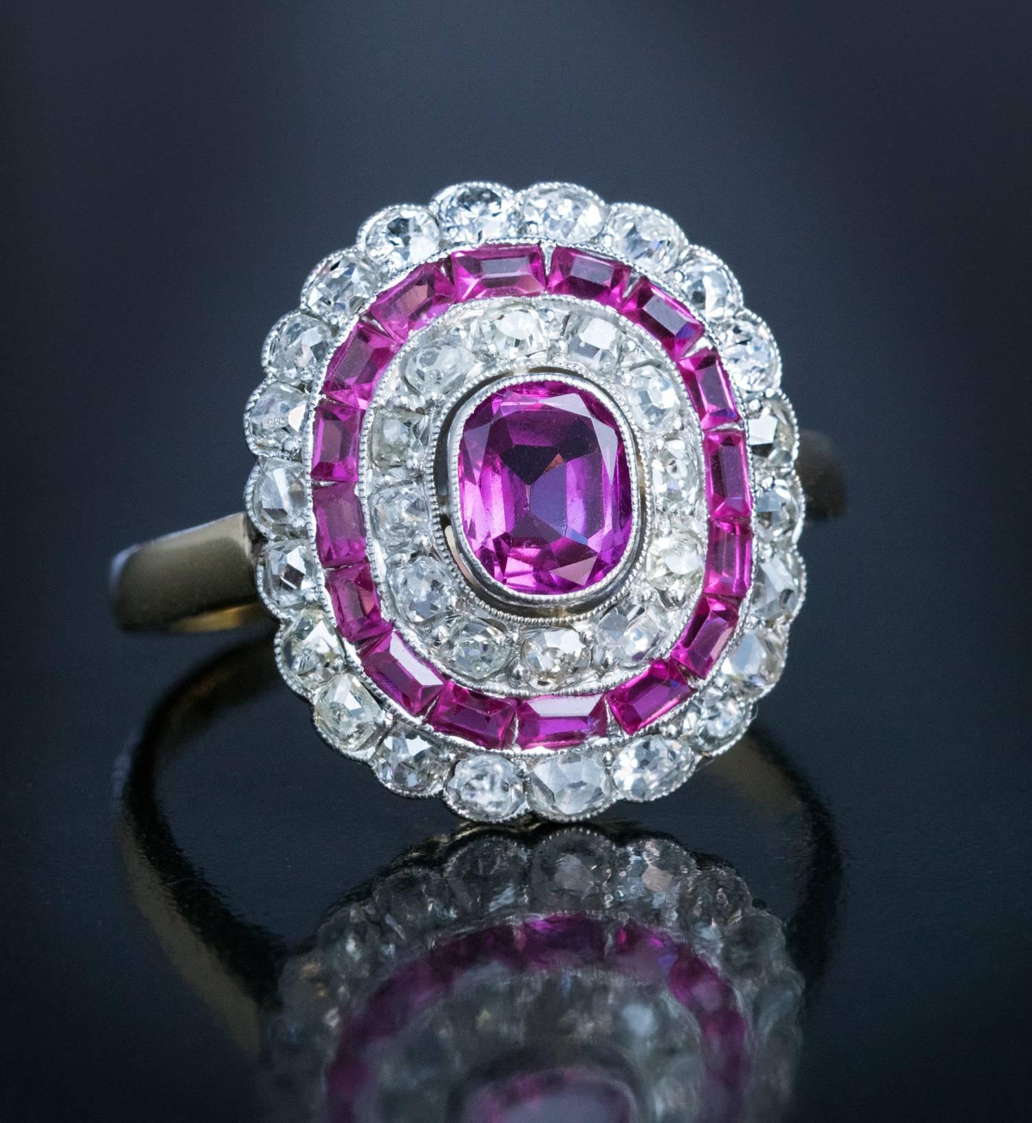 pink sapphire rings for sale