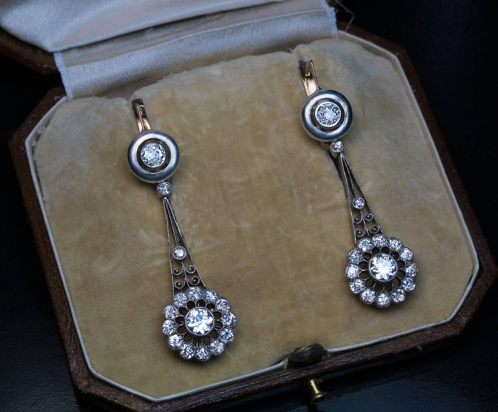 antique russian earrings