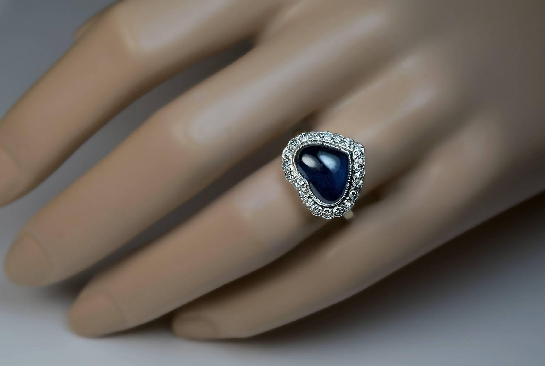 heart shaped sapphire engagement rings