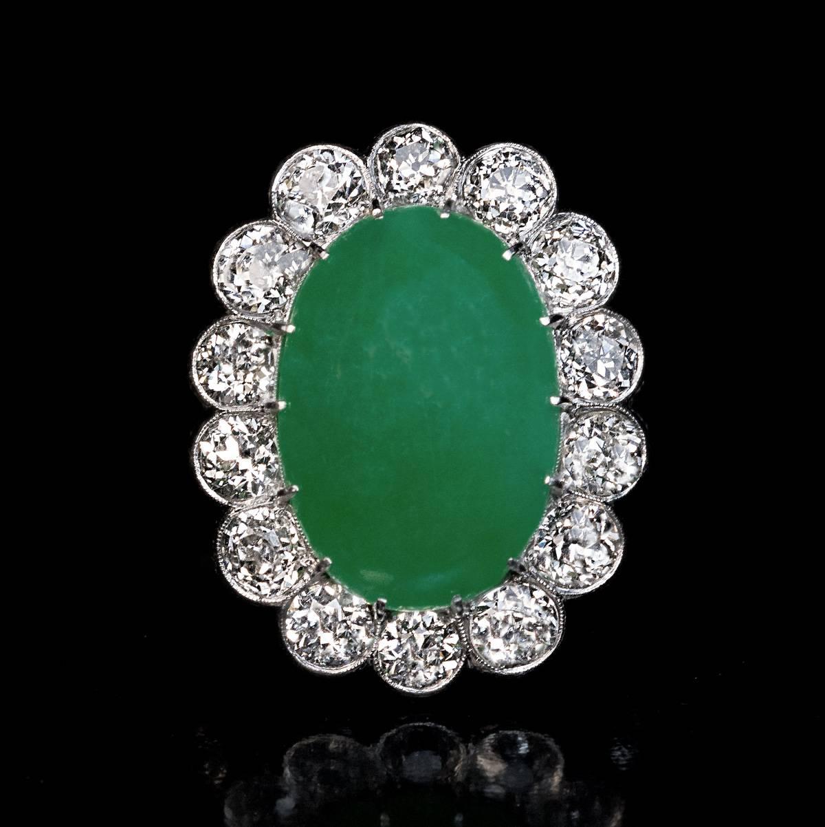 jade diamond ring