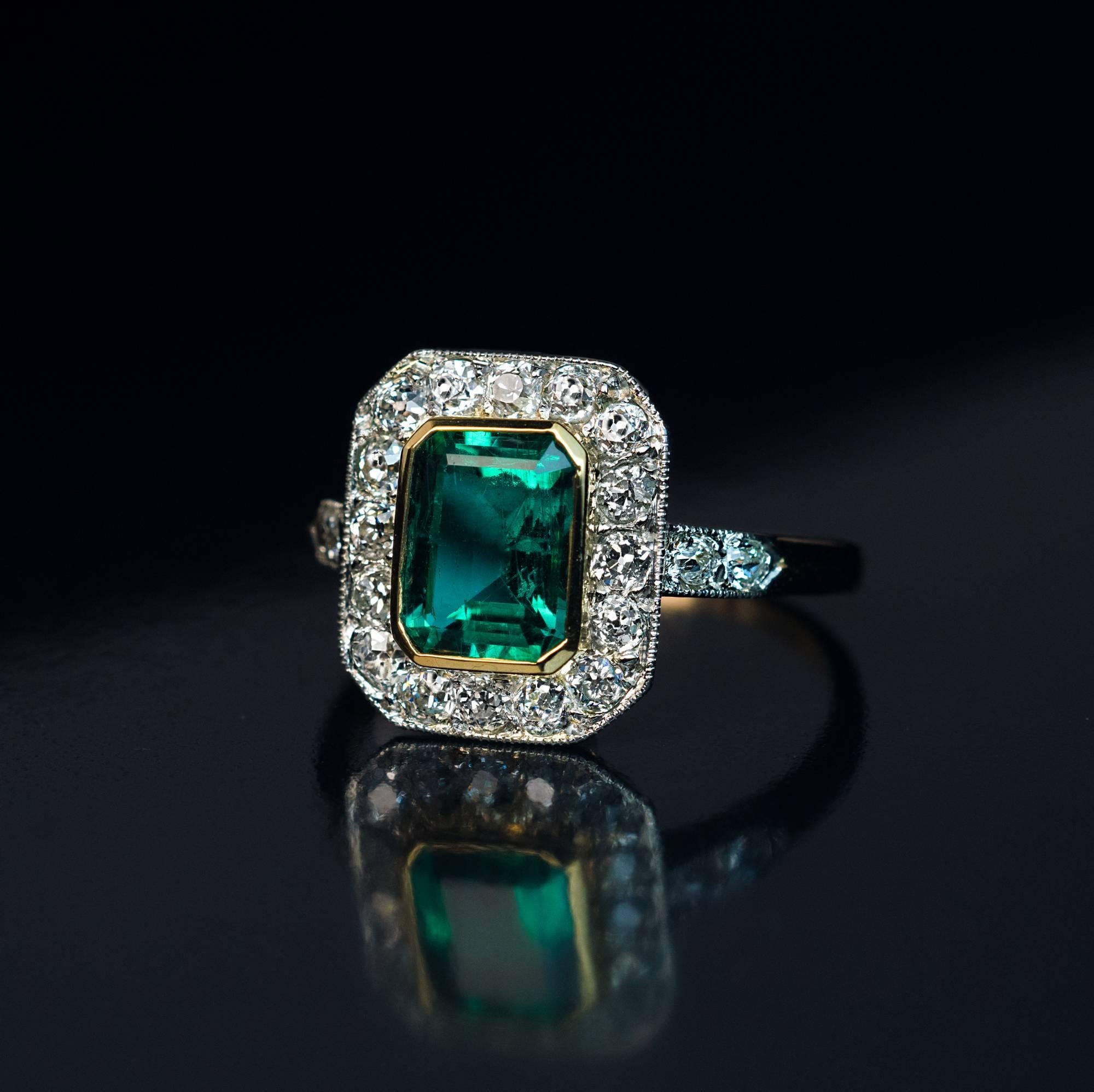 edwardian emerald engagement rings
