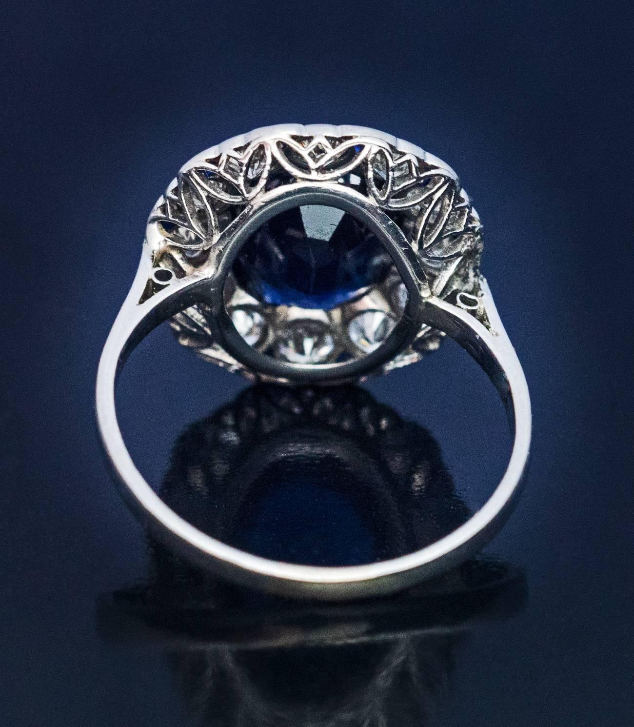diamond cluster engagement rings