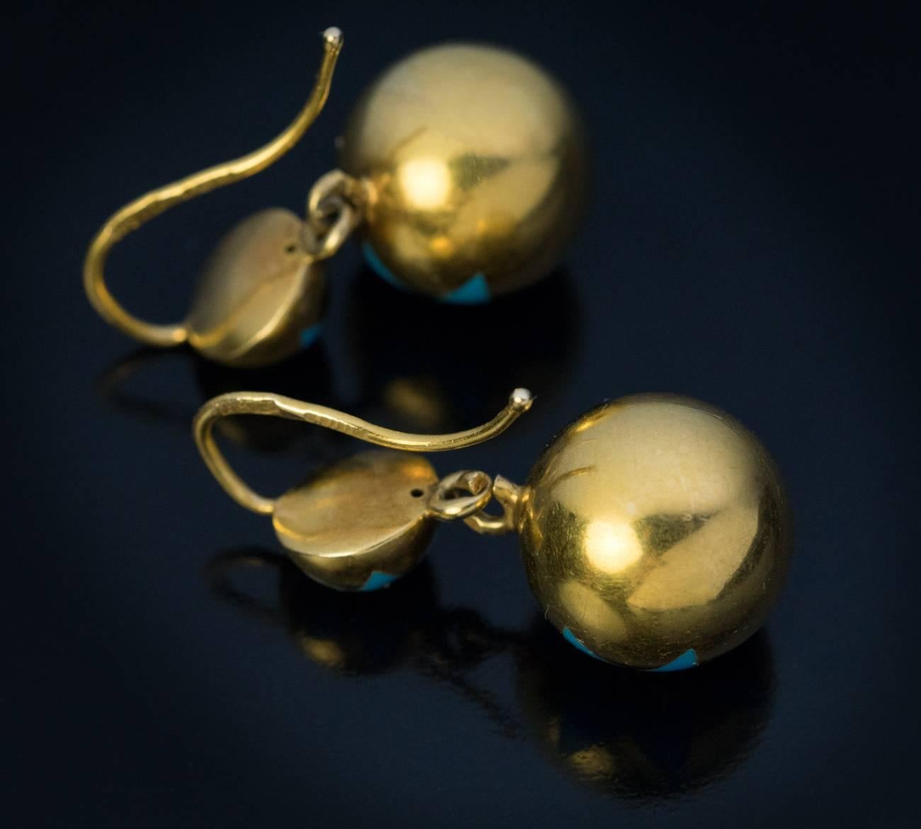 russian earrings gold