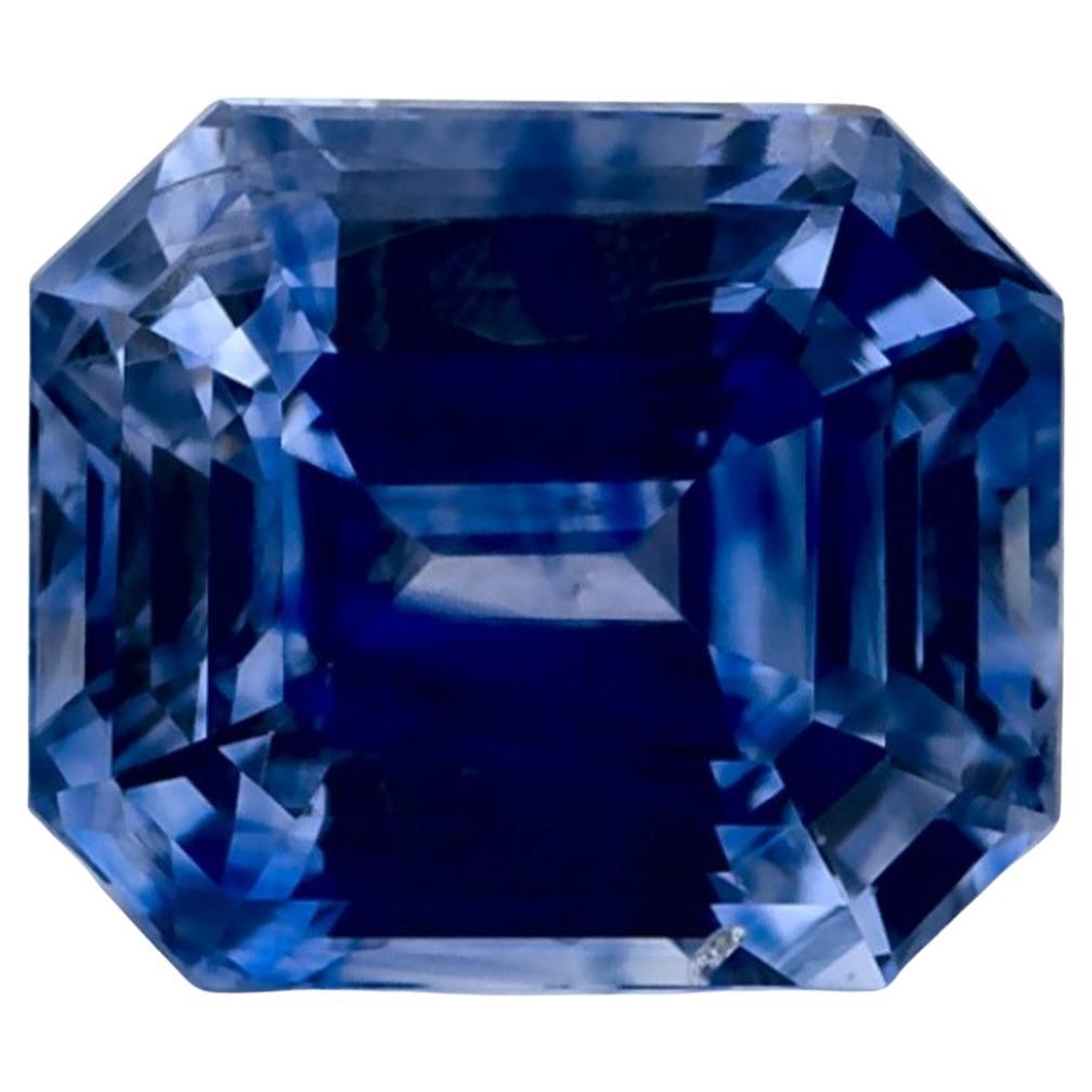 2.14 Ct Zaffiro blu taglio ottagono Gemma sfusa