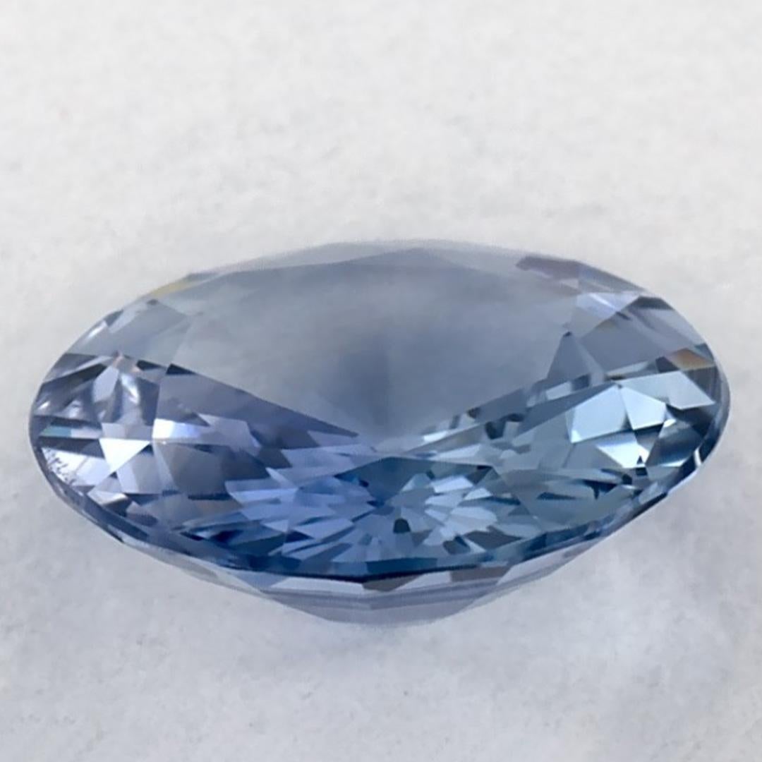 1.07 Karat Blauer runder Saphir, loser Edelstein im Zustand „Neu“ im Angebot in Fort Lee, NJ