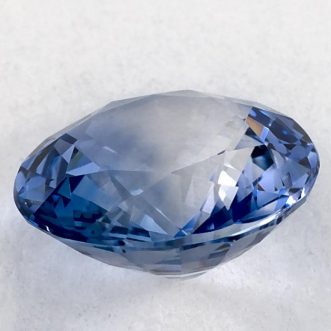 1.27 Karat Blauer runder Saphir, loser Edelstein im Zustand „Neu“ im Angebot in Fort Lee, NJ