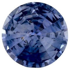 1.01 ct Zafiro Azul Redondo Gema Suelta