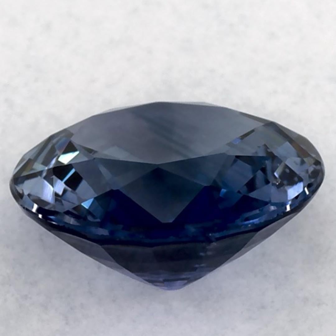 1.62 Karat Blauer runder Saphir, loser Edelstein im Zustand „Neu“ im Angebot in Fort Lee, NJ