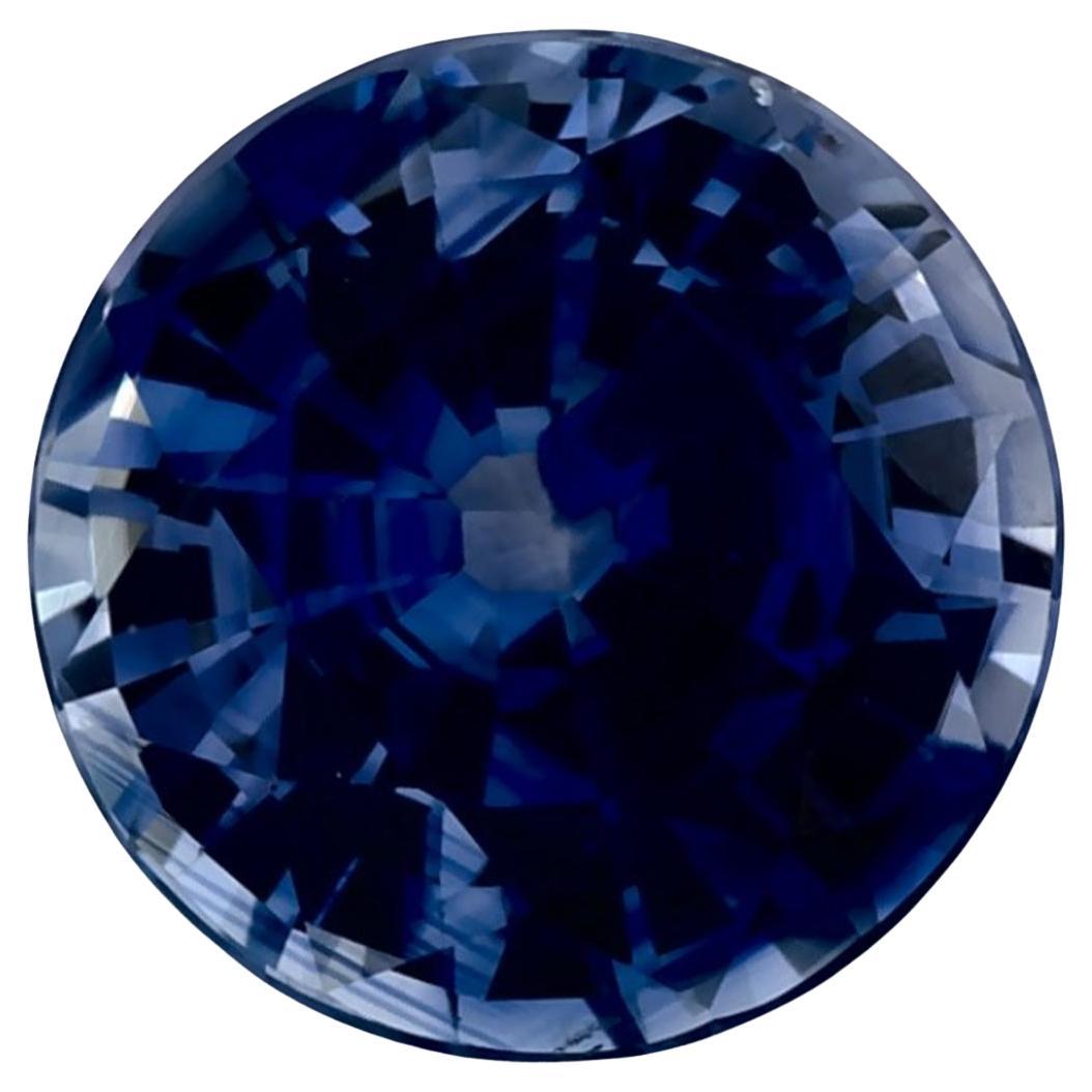 2.00 carati di zaffiro blu rotondo sfuso