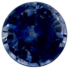 2.00 Ct Blue Sapphire Round Loose Gemstone