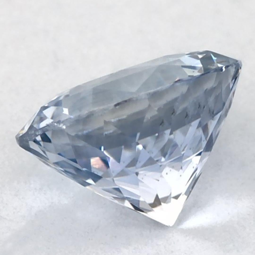 1.23 Karat Blauer runder Saphir, loser Edelstein im Zustand „Neu“ im Angebot in Fort Lee, NJ