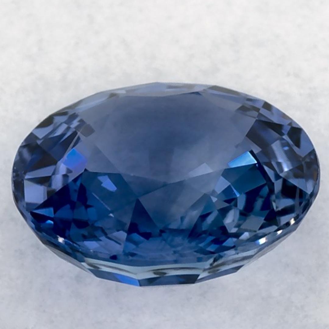 2.18 Karat Blauer runder Saphir, loser Edelstein im Zustand „Neu“ im Angebot in Fort Lee, NJ