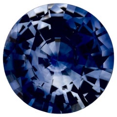 1.32 ct Zafiro Azul Redondo Gema Suelta