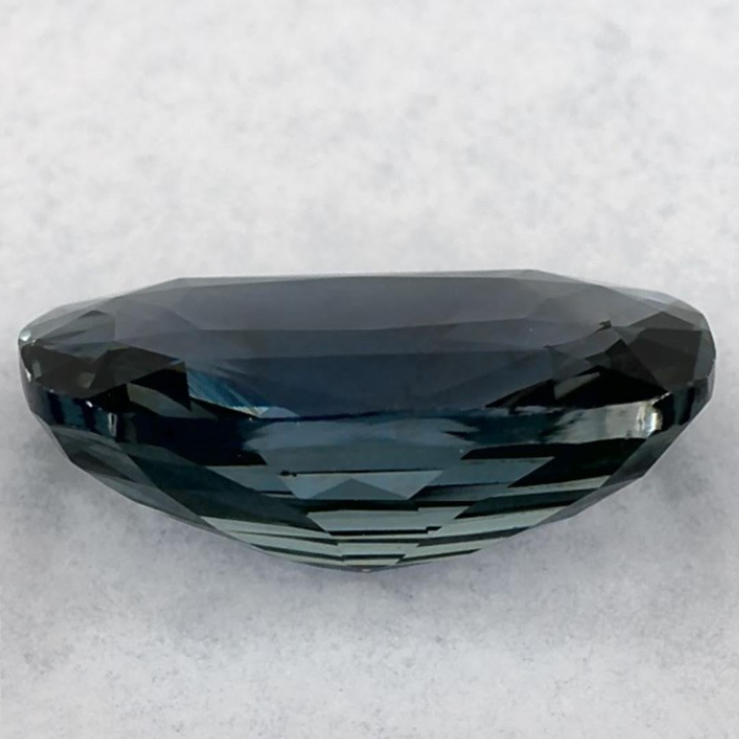2,00 Ct Zaffiro Verde Cuscino Gemma Sfusa In condizioni Nuovo in vendita a Fort Lee, NJ
