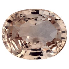 3.09 Karat Rosa Saphir Oval Loser Edelstein