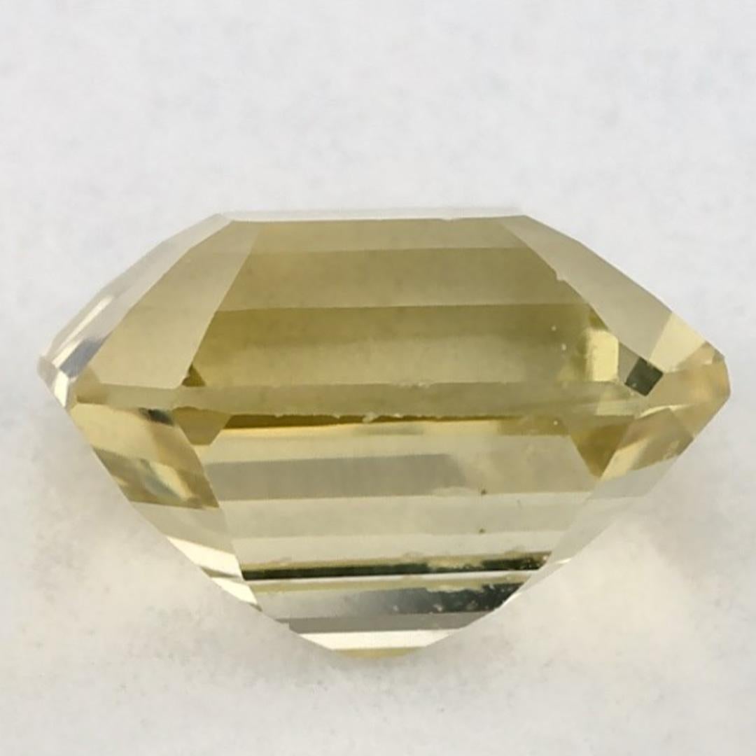 Gema suelta de zafiro amarillo octogonal de 1,69 qt en Nuevo estado para la venta en Fort Lee, NJ