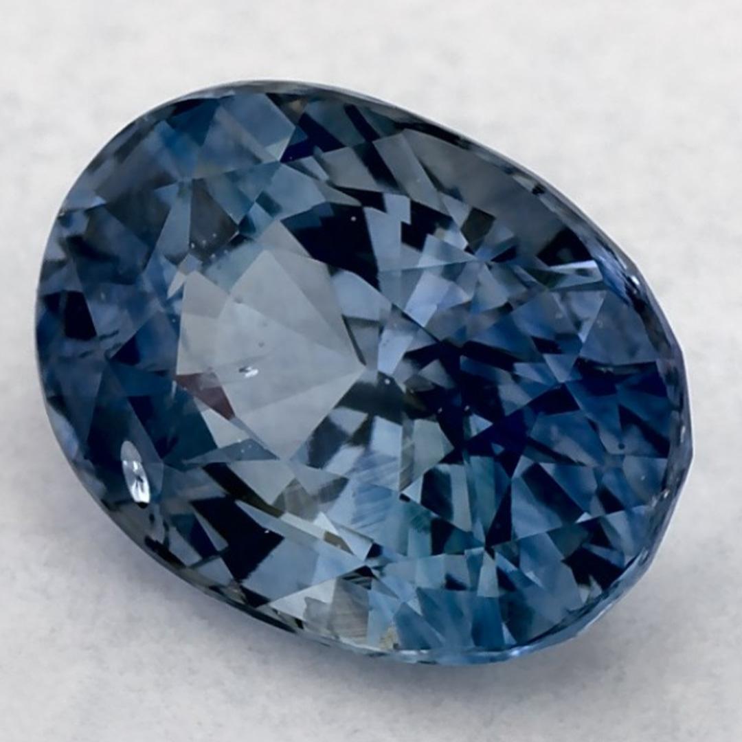 Taglio ovale 1.8 carati di zaffiro blu ovale sfuso in vendita