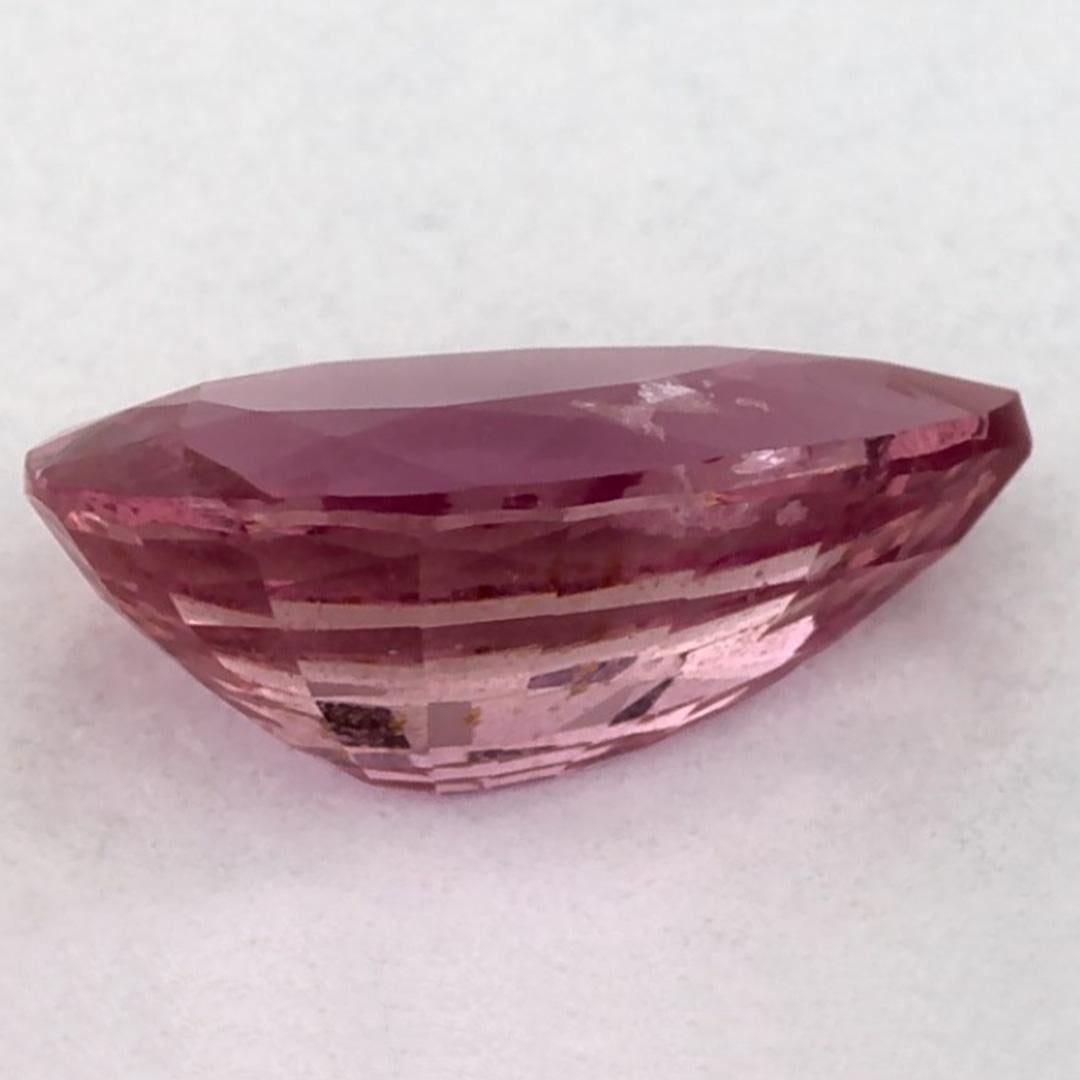 1.1 Karat Rosa Saphir Birne Loser Edelstein im Zustand „Neu“ im Angebot in Fort Lee, NJ