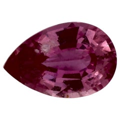 1.1 Karat Rosa Saphir Birne Loser Edelstein