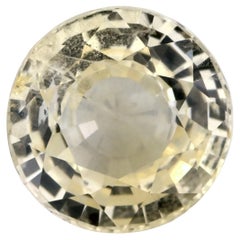 1.49 carati di zaffiro giallo rotondo sciolto