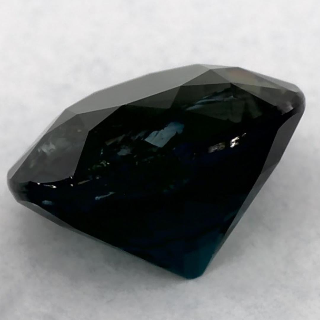 1.54 Ct Green Sapphire Round Loose Gemstone (Saphir vert rond en vrac) Neuf - En vente à Fort Lee, NJ