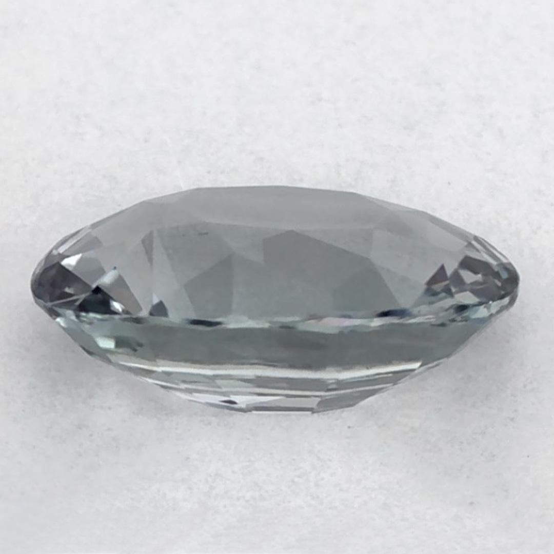 0.94 Ct Green Sapphire Oval Loose Gemstone (Saphir vert ovale en vrac) Neuf - En vente à Fort Lee, NJ