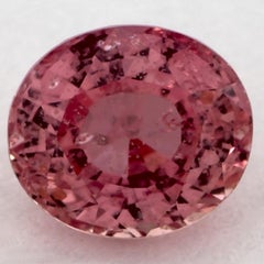 0.92 carati di zaffiro rosa ovale sfuso