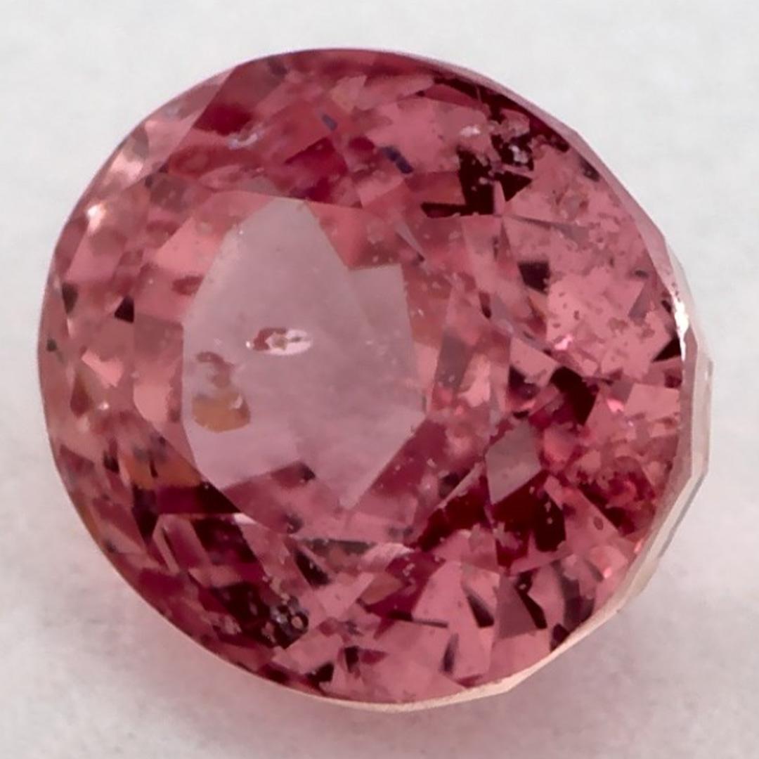 Taglio ovale 0.92 carati di zaffiro rosa ovale sfuso in vendita