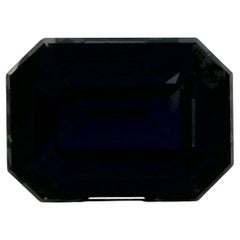 1.01 qt Zafiro Azul Octágono Gema Suelta