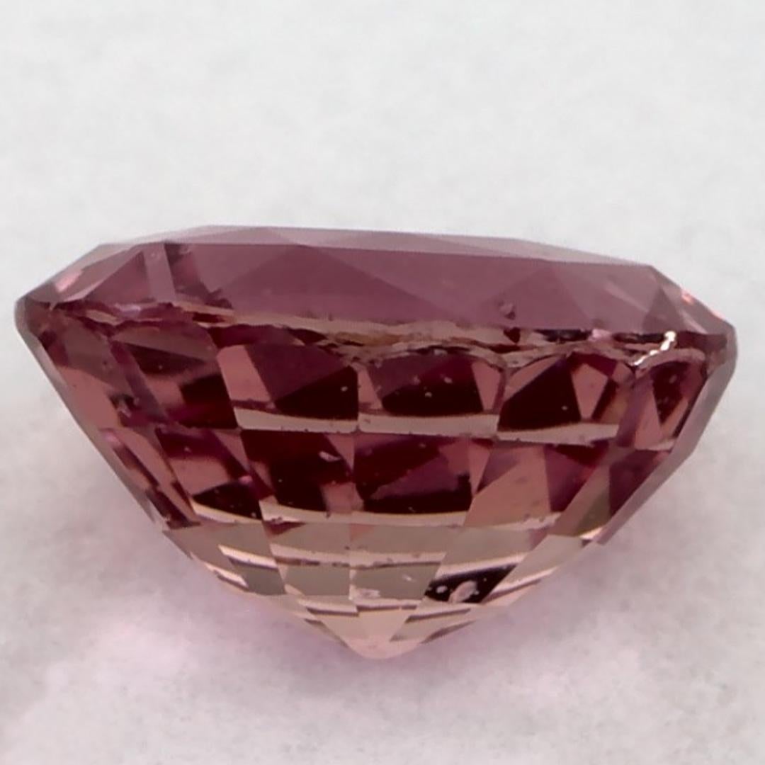 1.00 carati di zaffiro rosa ovale sfuso In condizioni Nuovo in vendita a Fort Lee, NJ