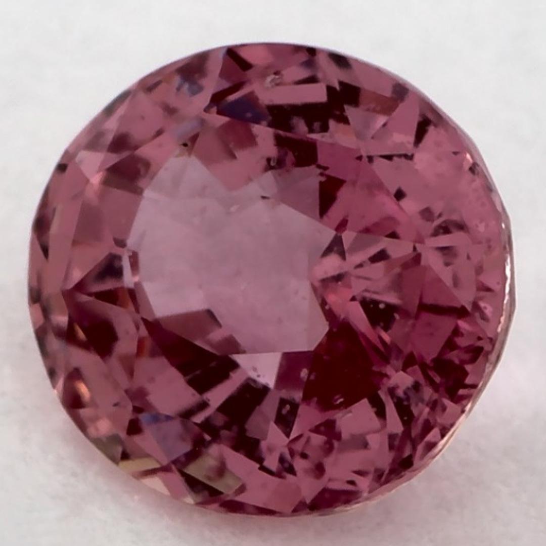 Taglio ovale 1.00 carati di zaffiro rosa ovale sfuso in vendita
