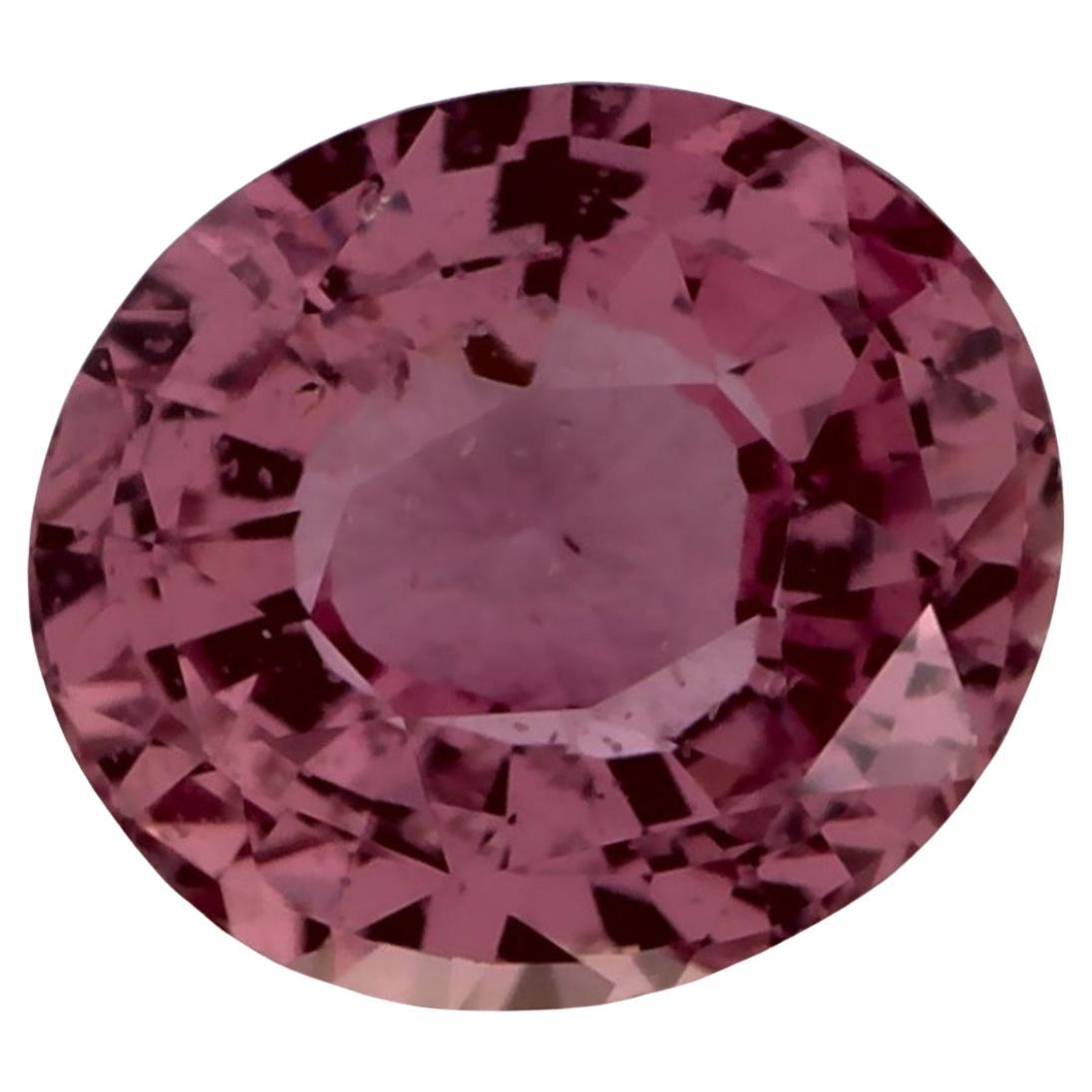 1.00 carati di zaffiro rosa ovale sfuso
