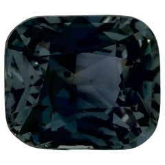 1.3 Ct Zaffiro Verde Cuscino Gemma Sfusa