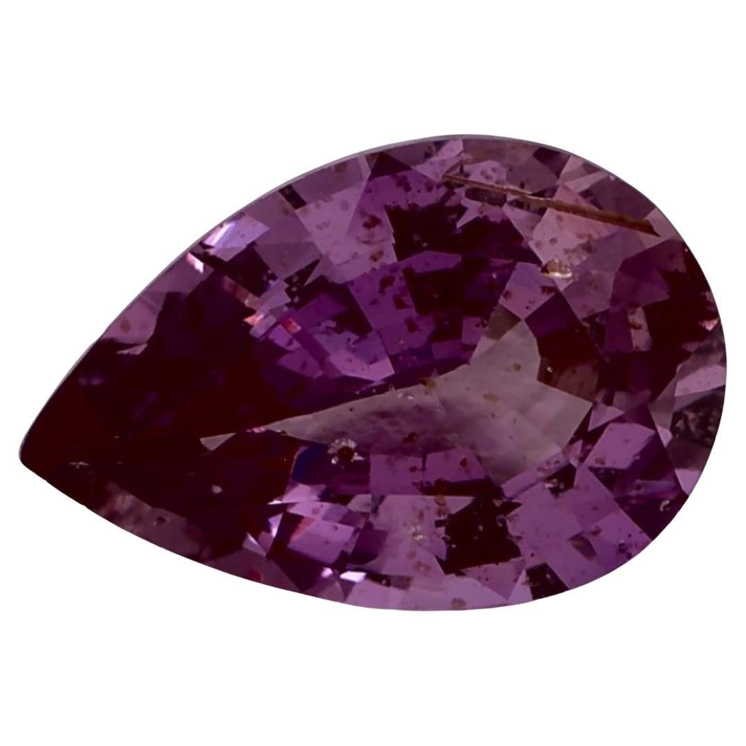 1.01 Karat Rosa Saphir Birne Loser Edelstein