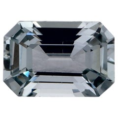 0.95 Ct Green Sapphire Octagon Loose Gemstone